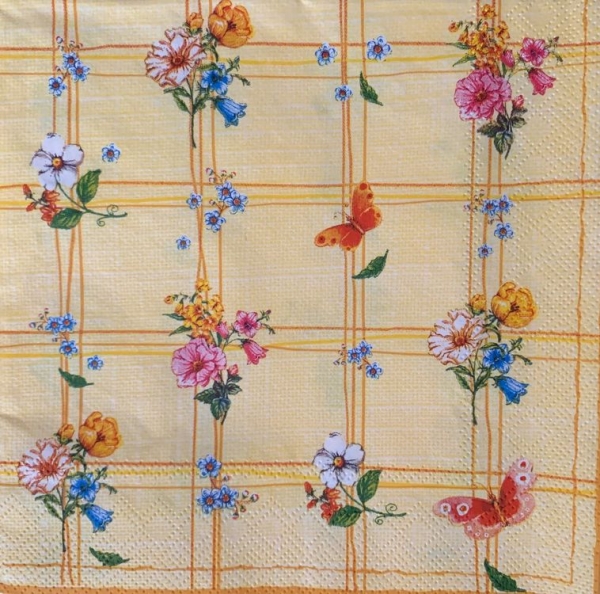 Serviette Blümchen